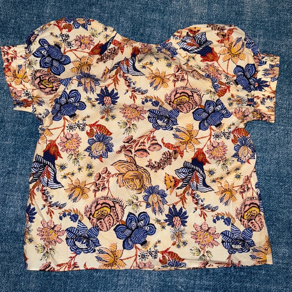 Ulla Johnson Multicolor Floral Blouse